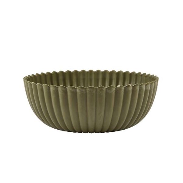 Bowl Plast Wave 9x25 cm Grøn 18