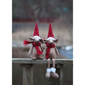 Hovedbilde Malte Mus St&aring;ende 2 ass (24) - Brown 30cm