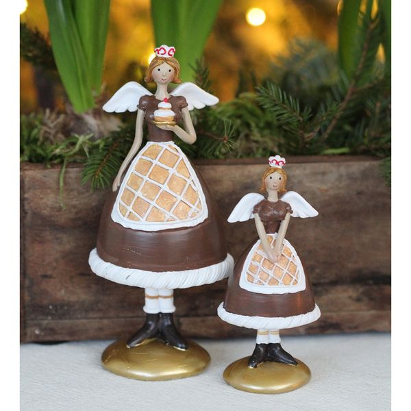 Pepparkaks&auml;ngel (24) - Brown 5x11,5cm