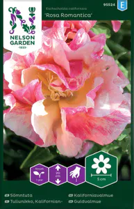 Hovedbilde Kaliforniavalmue 'Rosa Romantica' 50%